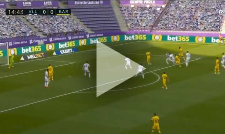 Arturo Vidal strzela gola po asyście Messiego! 1-0 [VIDEO]